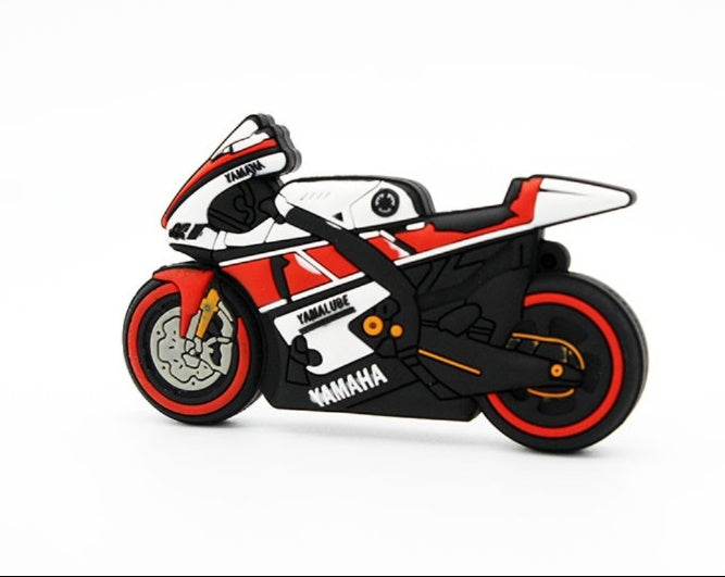 Cartoon USB Speicher Motorrad