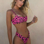 Leopard Druck Bikini