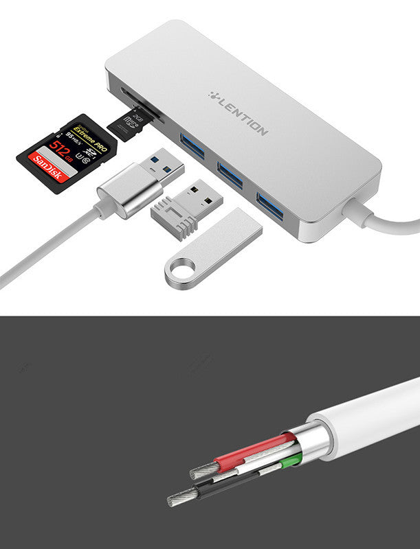 Usb 3,0 HUB Multi-Funktion Kartenleser