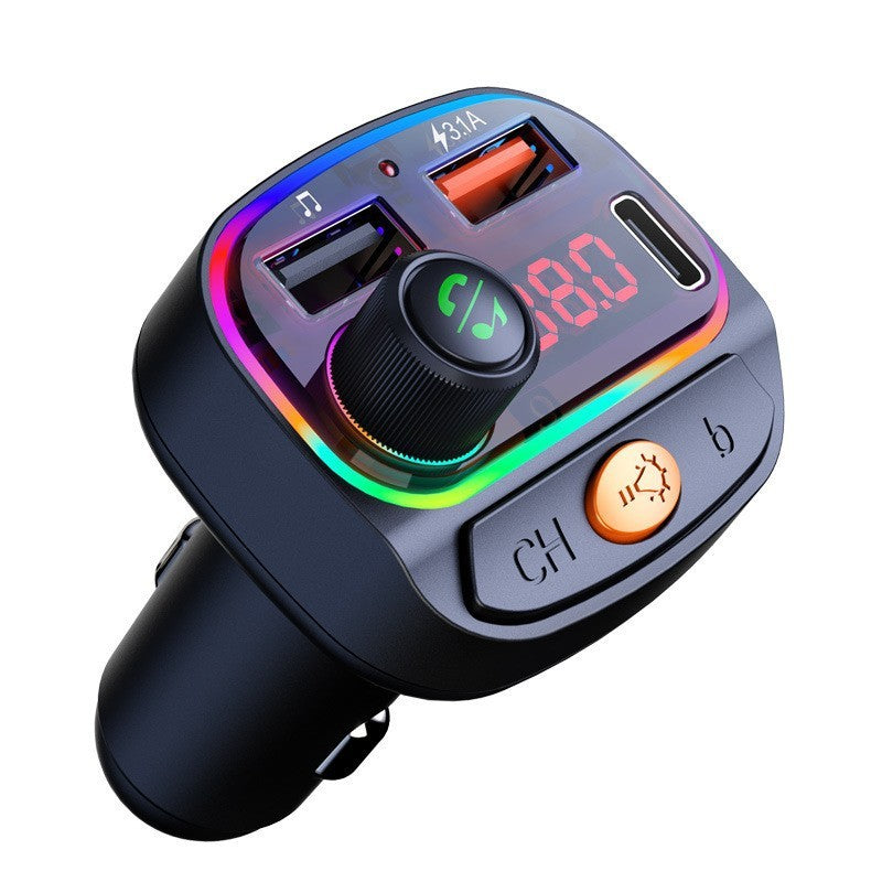 Colorful Mp3 Bluetooth Hands-free Fast Car Charger