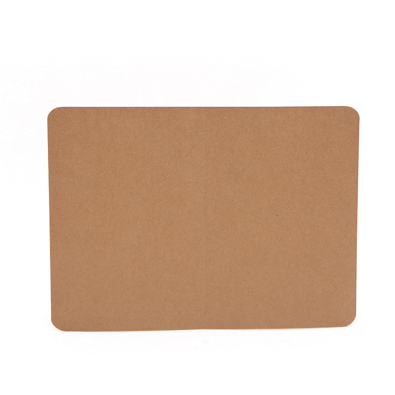 Folded Kraft Card