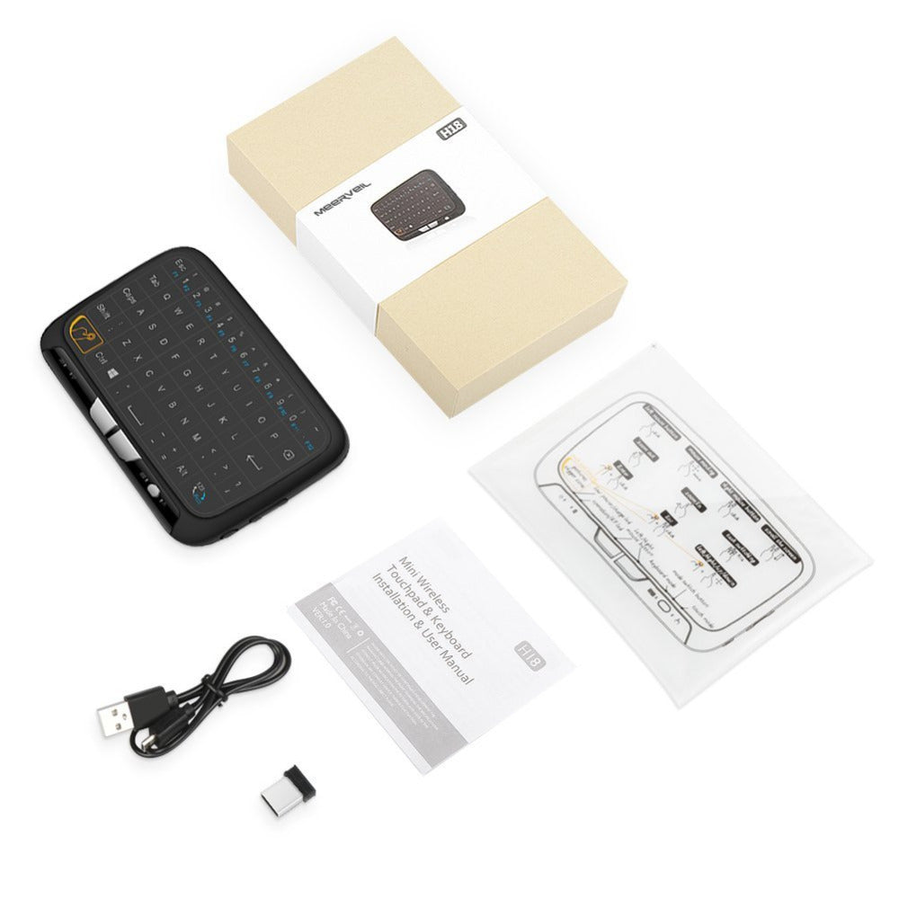 Mini H18 Wireless Keyboard 2.4GHz Touchpad for Android TV Box Notebook Tablet