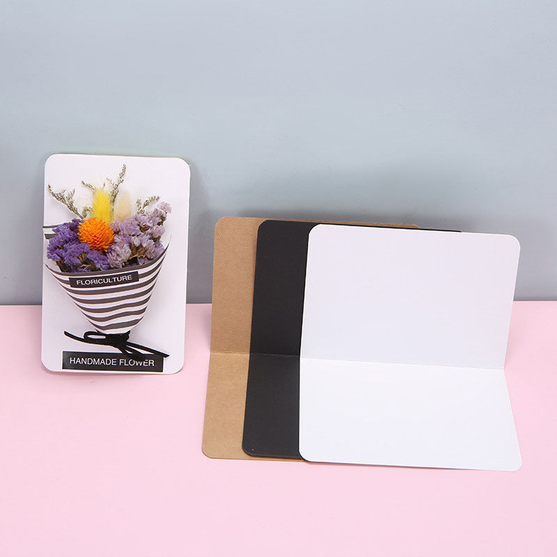 Folded Kraft Card