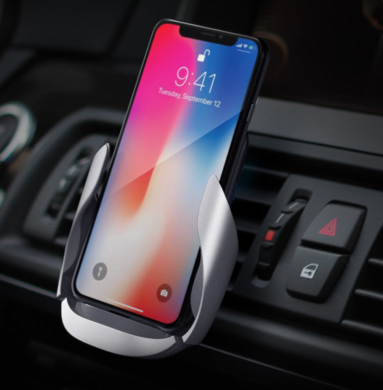 Car wireless charger car phone holder air outlet vibrating multi-function universal