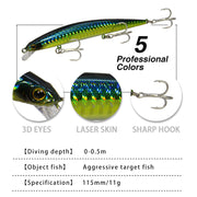 Fishing Lures Weights Bass Fishing Topwater Lure Fish Bait