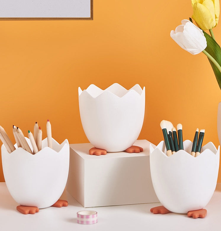 Pen Holder Broken Egg Shape Multifunctional