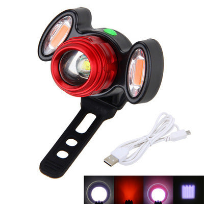 USB Charging Warning Multifunctional Cycling Light