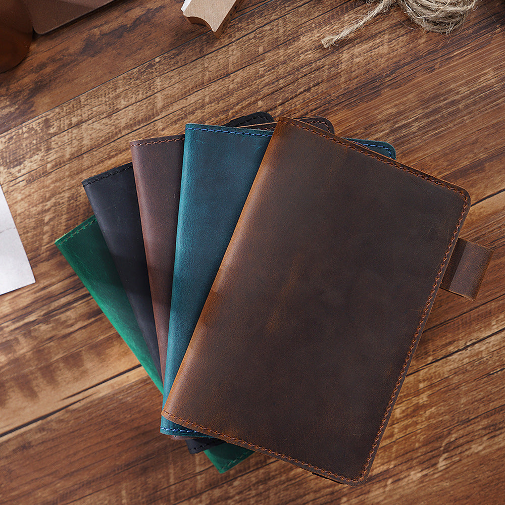 Handmade Old-fashioned Top Layer Kraft Notebook