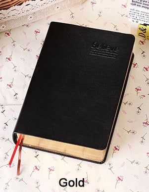 Large thick Phnom Penh leather notebook