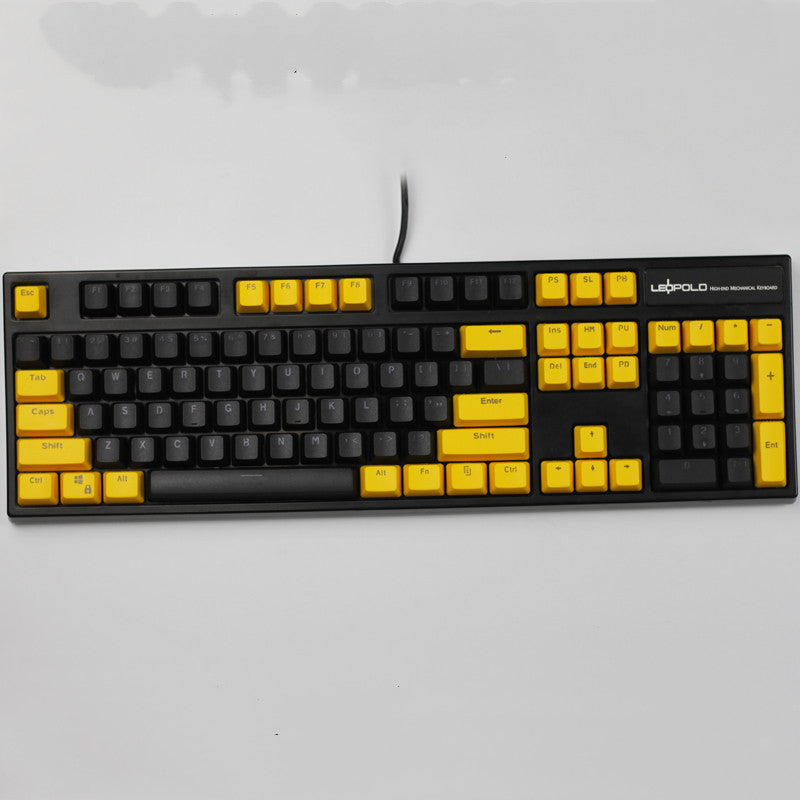 Mechanical keyboard two-color PBT keycap