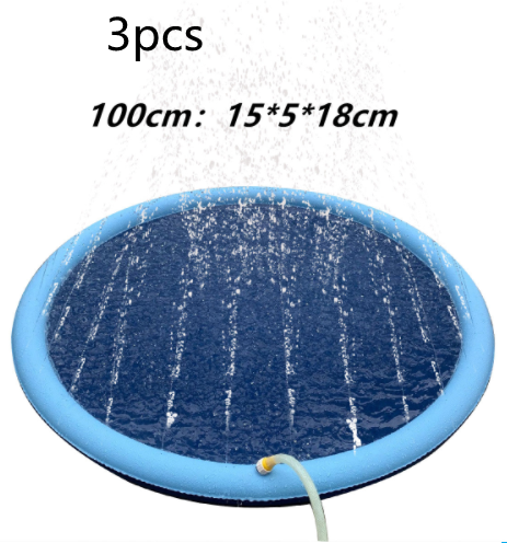 Non-Slip Splash Pad for Kids and Pet Water Toys