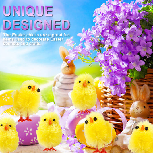 Easter Decoration Chicks 60pcs 3cm High