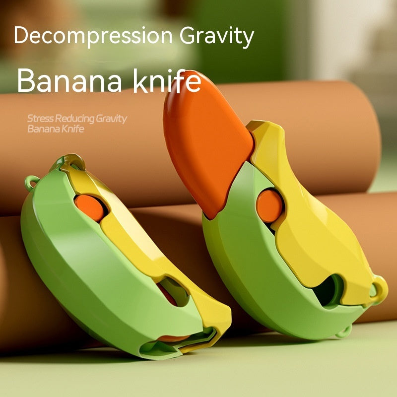 Banana Knife Children's Toy 3d Gravity Decompression