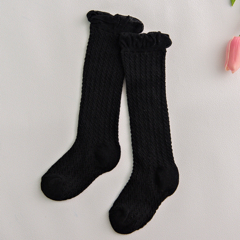 Mesh breathable over the knee mosquito socks 