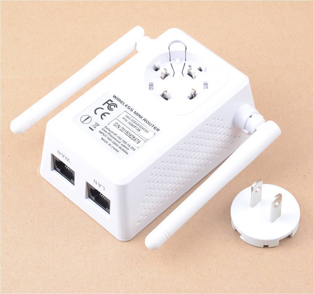 Dual Antenne Dual Netzwerk Port WIFI Repeater Verstäker