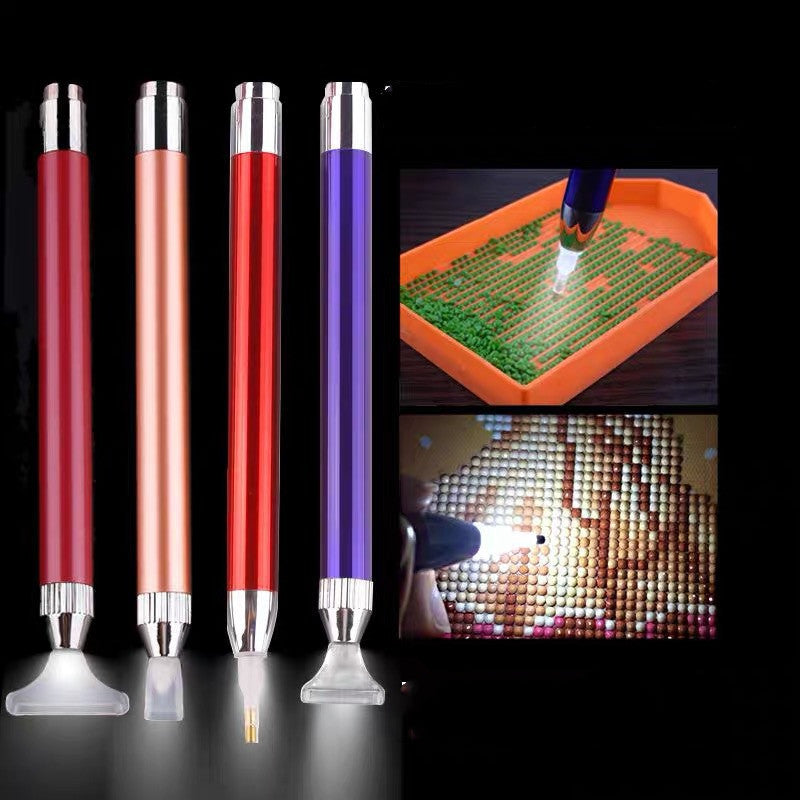 Point Drill Tool Luminous Pen Cross Stitch Drill Light Pen