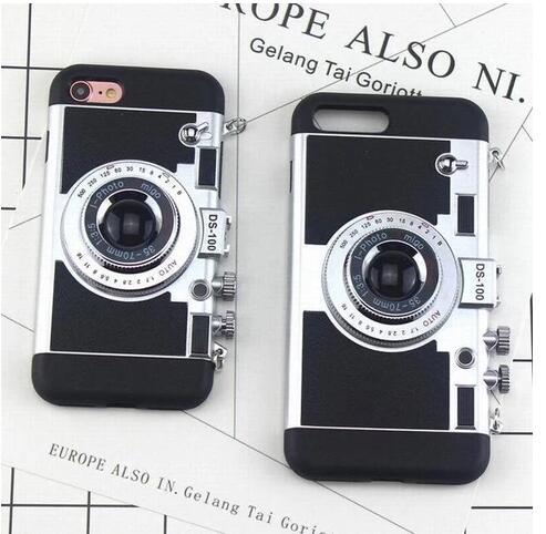 Compatible with Apple, 3D Retro Camera Style iPhone Case