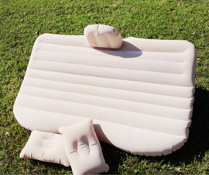 Inflatable bed for the car