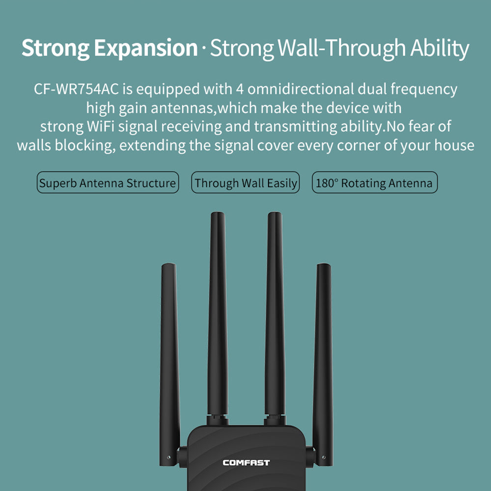 Dualband-1200-Megabit-WLAN-Relais-Router