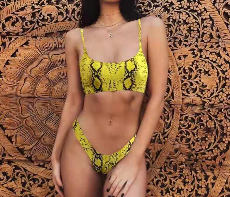 leopard print bikini