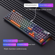 Kabellose mechanische Bluetooth-Tastatur mit drei Modi