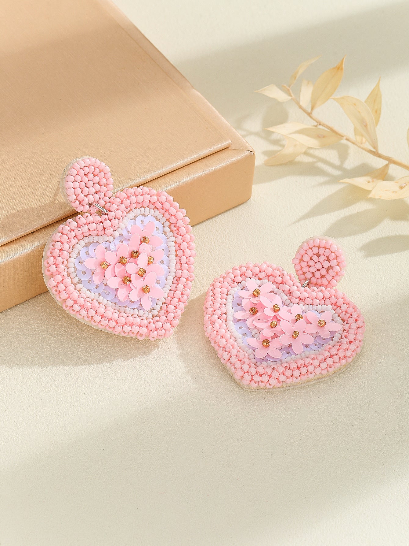 Cute Personality Sweet Loving Heart Eardrops For Women