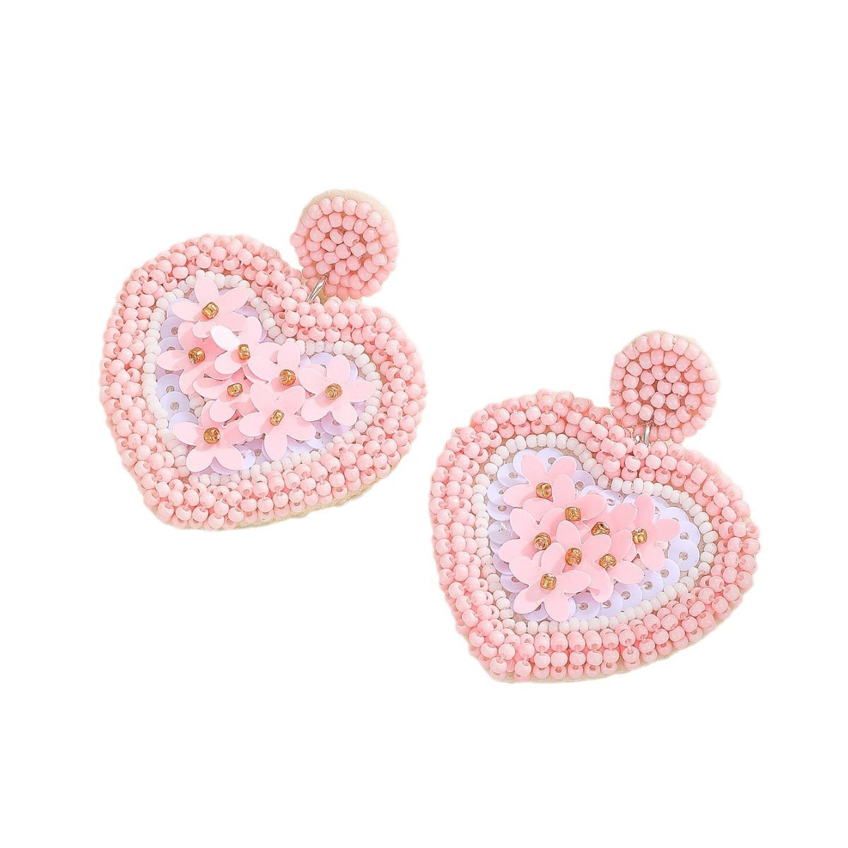 Cute Personality Sweet Loving Heart Eardrops For Women