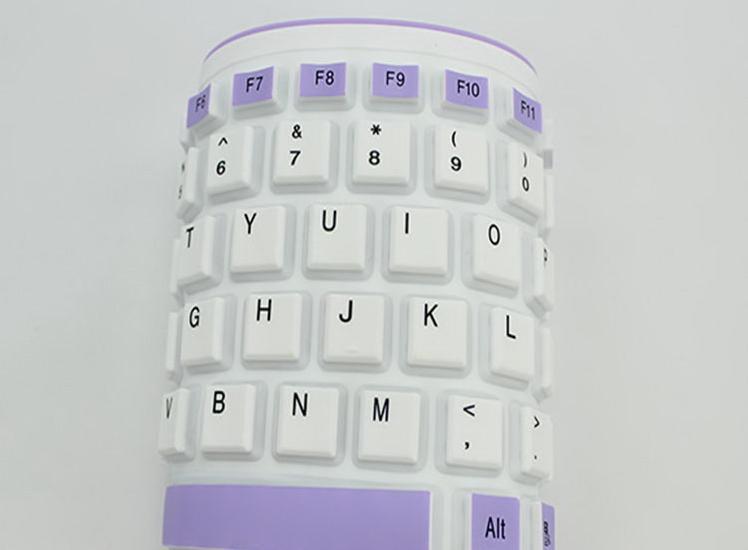 Folding Waterproof And Dustproof Silicone Keyboard