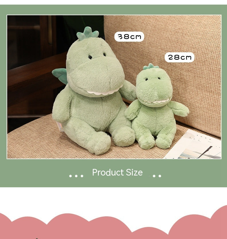 Cute Dinosaur Doll Angel Green Dinosaur Plush Toy With Wings