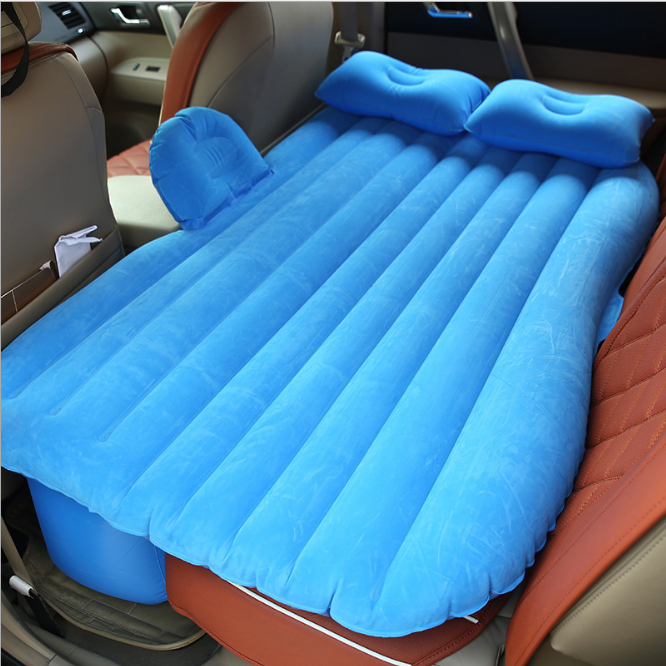 Inflatable bed for the car