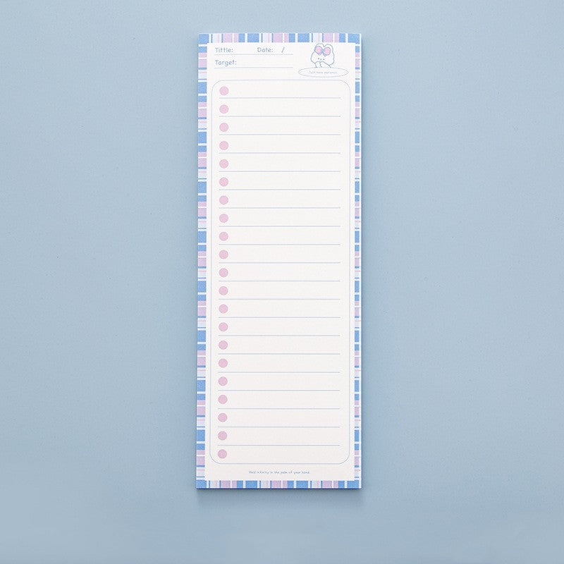 Simple Ins Wind Super Long Clause Color Student Notepad