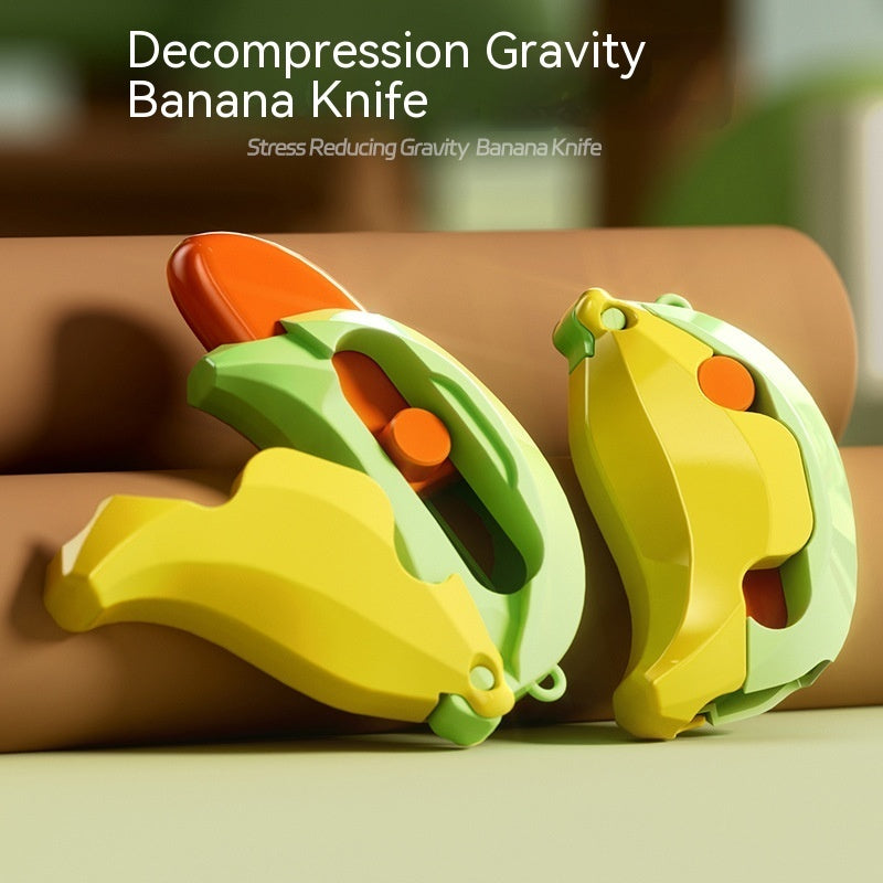 Banana Knife Children's Toy 3d Gravity Decompression