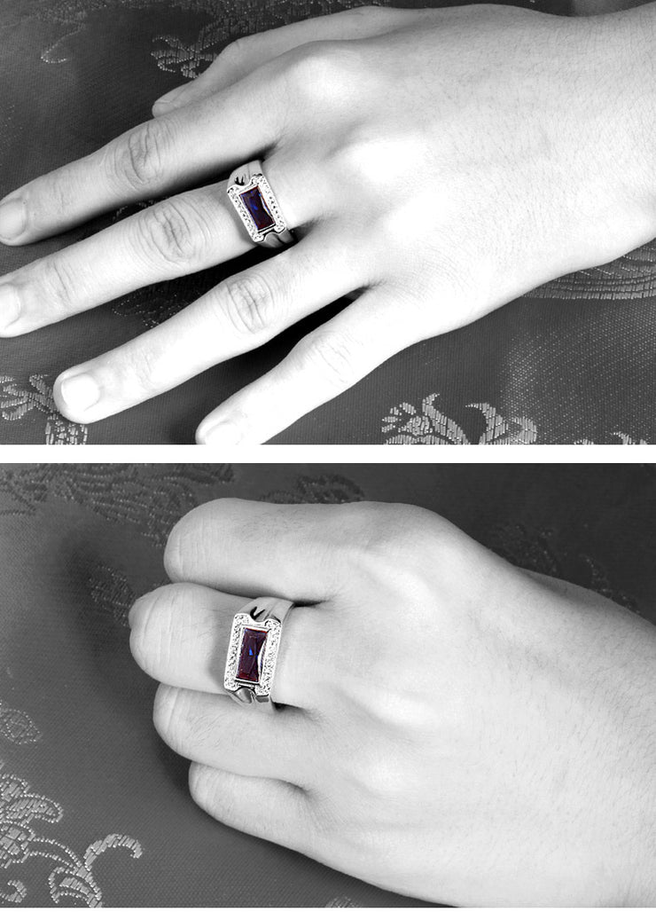 S925 Sterling Silber Schmuck Kyanit Ring