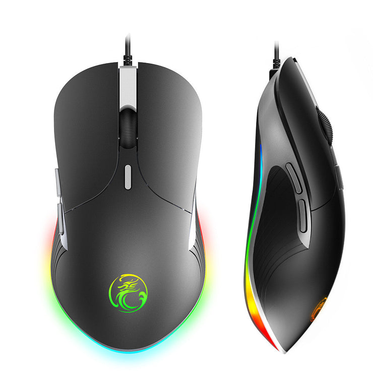 LED Gaming Maus 6400 DPI USB Ergonomische Mause