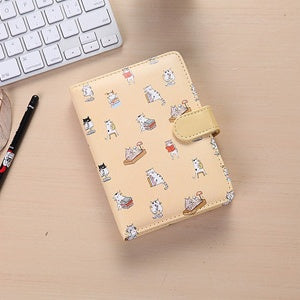 Creative Cartoon Notebook with Magnetic Buckle, Notebook