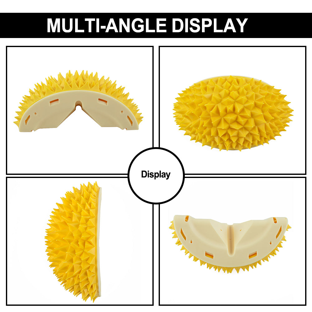 Durian Cat Brush, Self-Grooming Device for Dogs and Cats, Wall/Corner Scratching/Massage Combs in Durian Shape