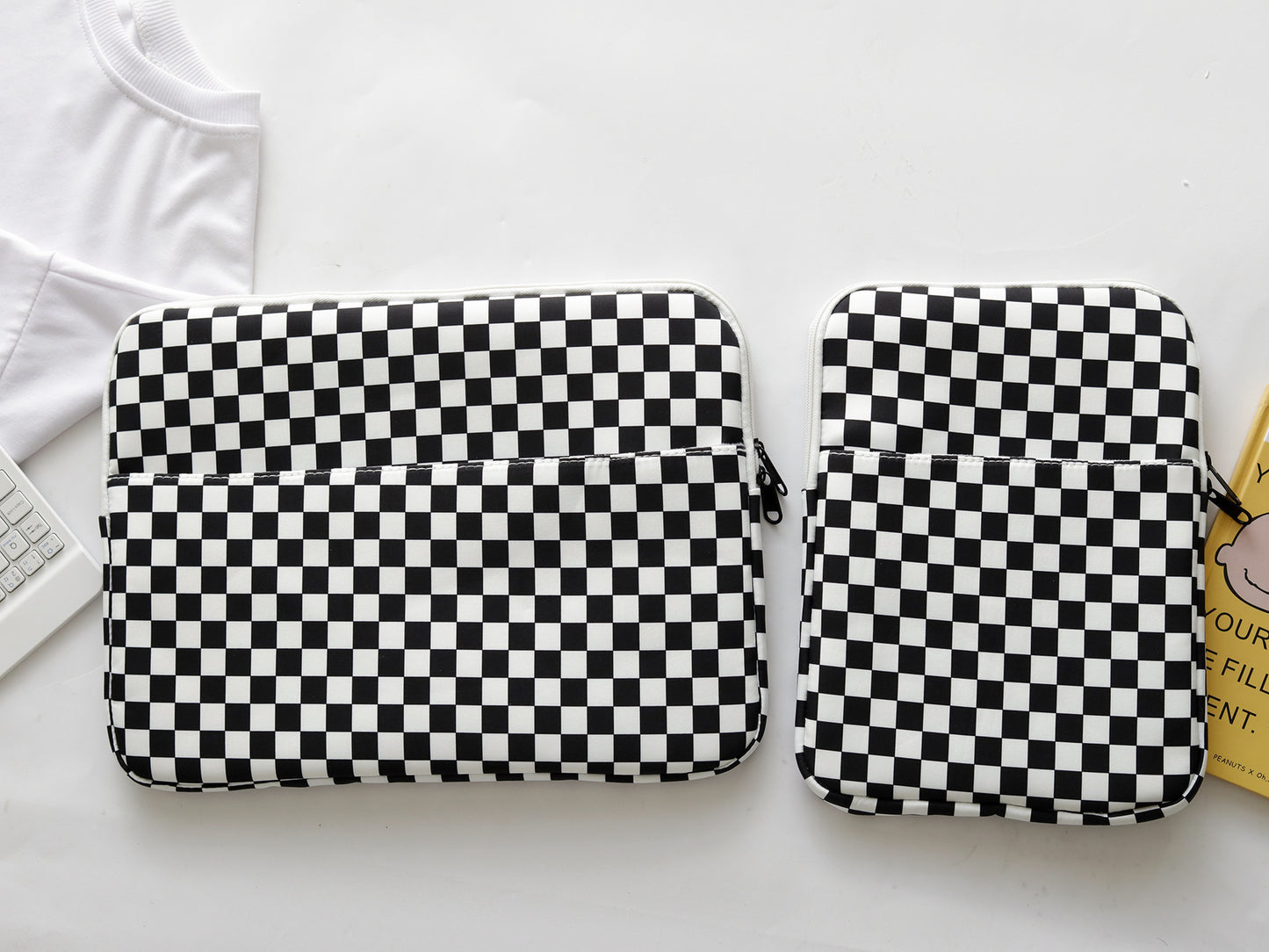 chessboard handbag notebook