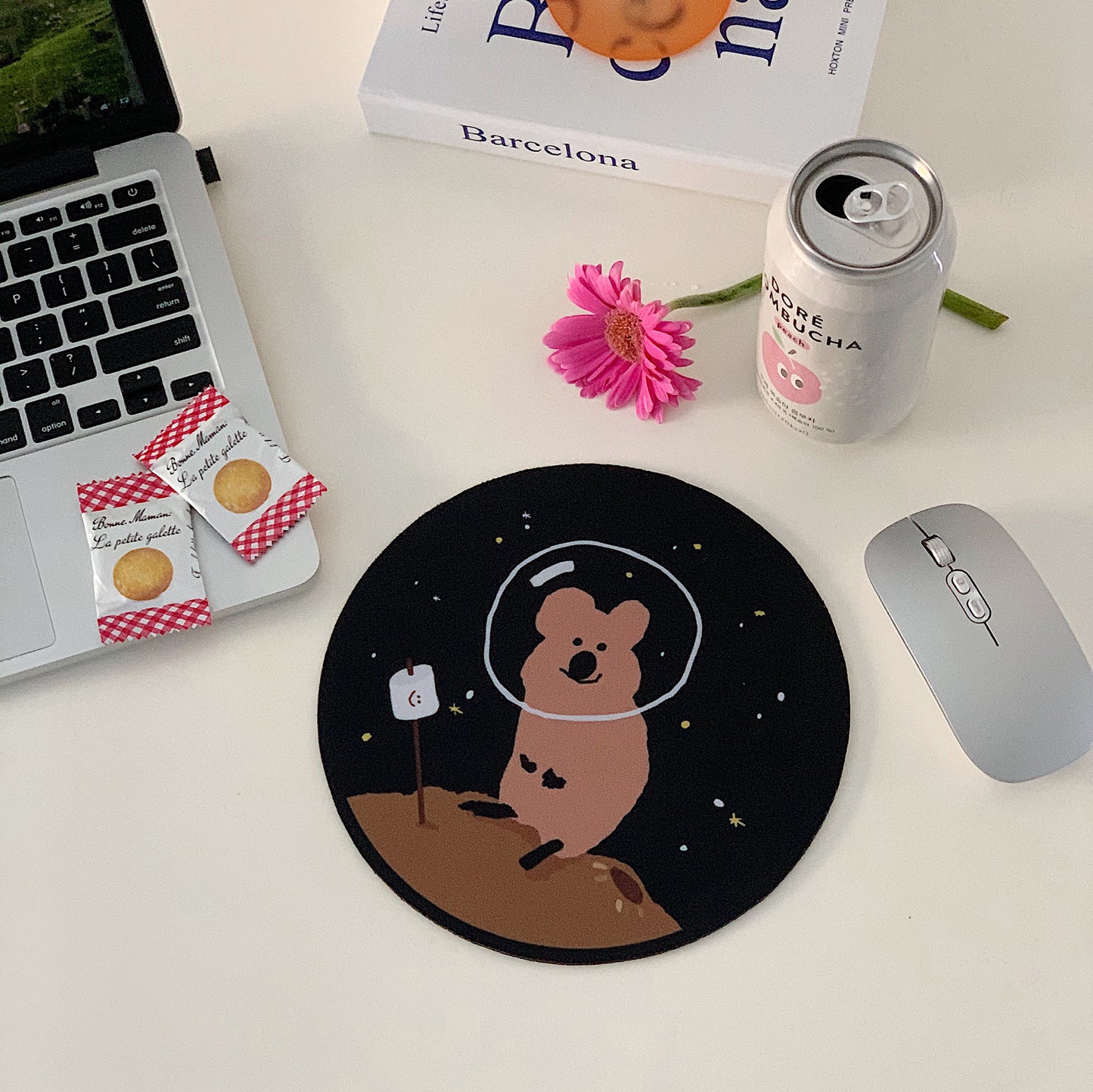 Web Celebrity Korean Designer Heart Mouse Pad