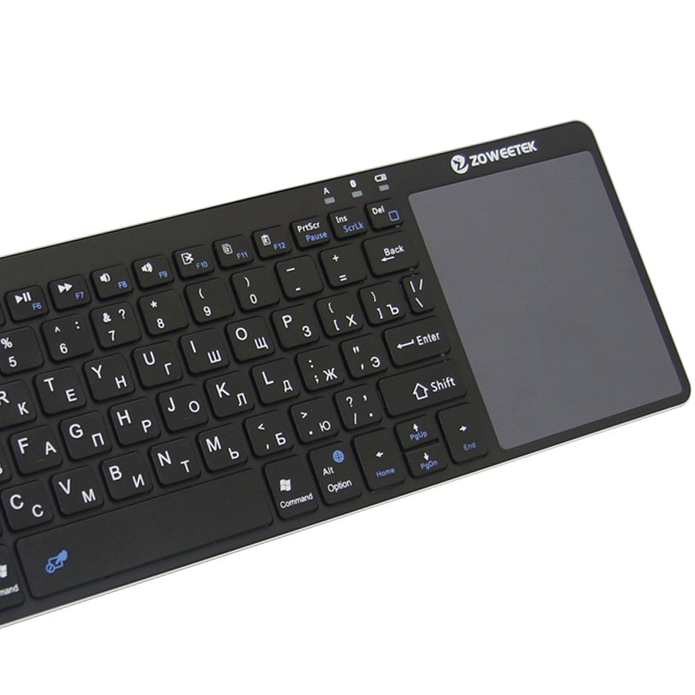 Mini Wireless Bluetooth Keyboard Russian English Spanish Touchpad For Smart TV Box PC Android Phone Pad