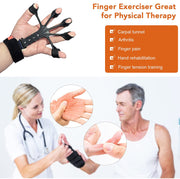 Silikon Finger Flexion und Extension Trainer Rehabilitation