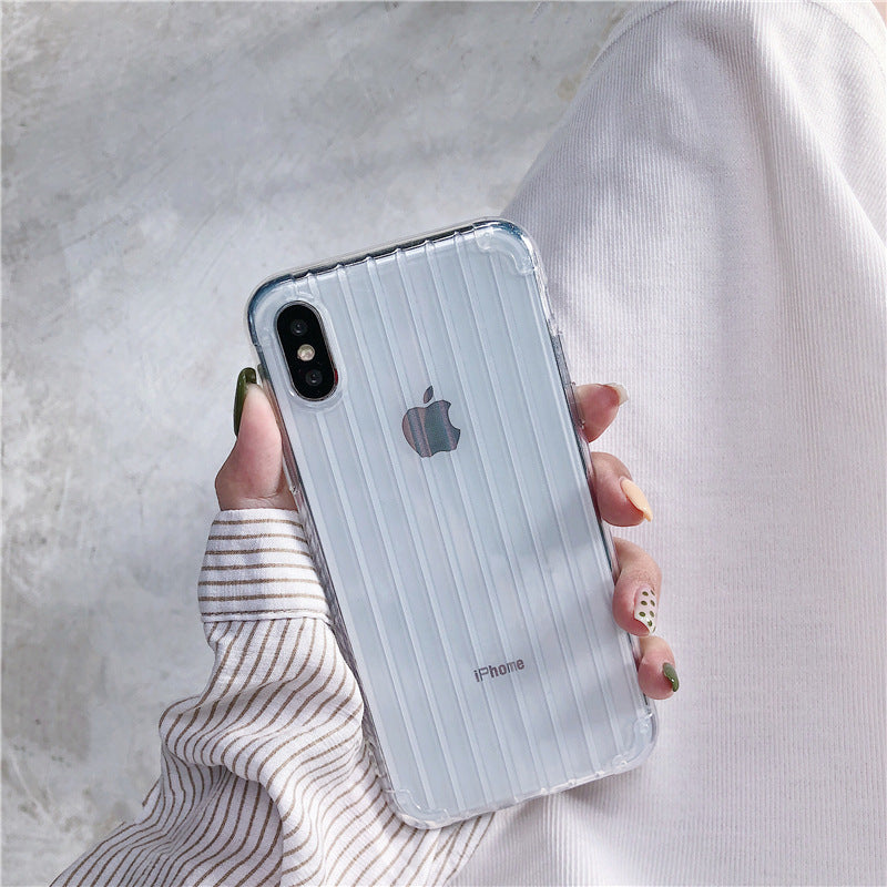 Solid color tpu suitcase phone case