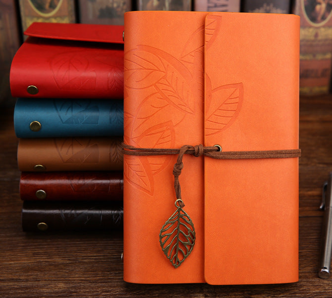 Vintage Leaf Notepad Diary