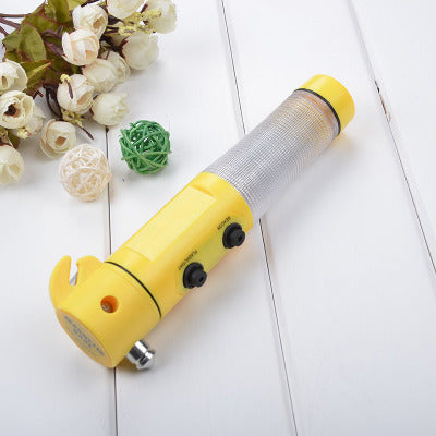 Car LED Flashlight Emergency Safety Hammer Tools