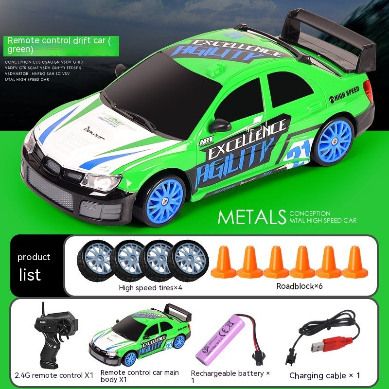 Remote Control Car Four-wheel Drive Drift Racing Car With Light Spray Boy Toy Remote Control Toy Car