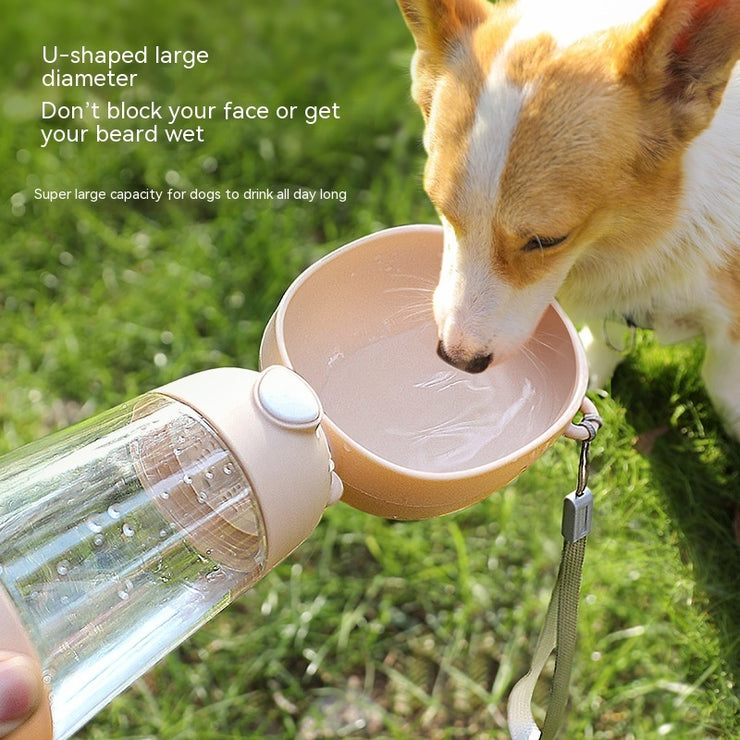 Hund Wasserflasche für Draußen Multifunktinal