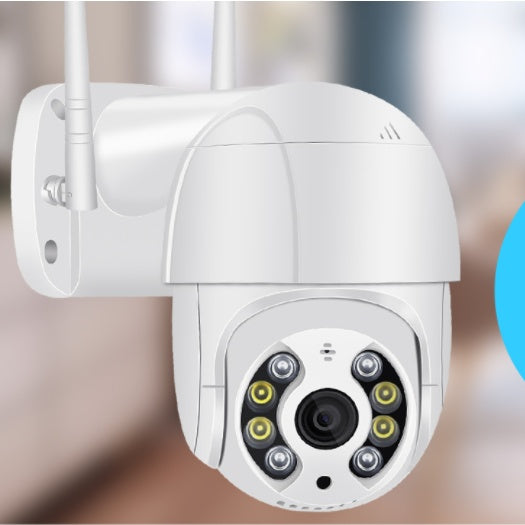 Wireless WiFi surveillance camera dual light source AI intelligent monitoring ball machine with cloud storage