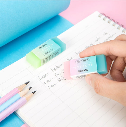 colored pencil erasers