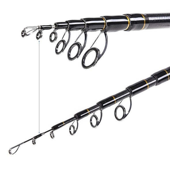 Carbon Telescopic Rod Sea Rod Fishing Tackle