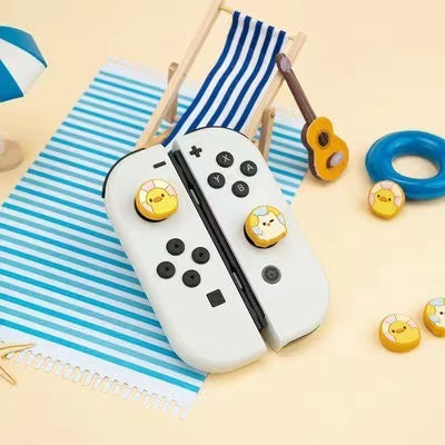 Silicone key accessories with animal cartoon handle