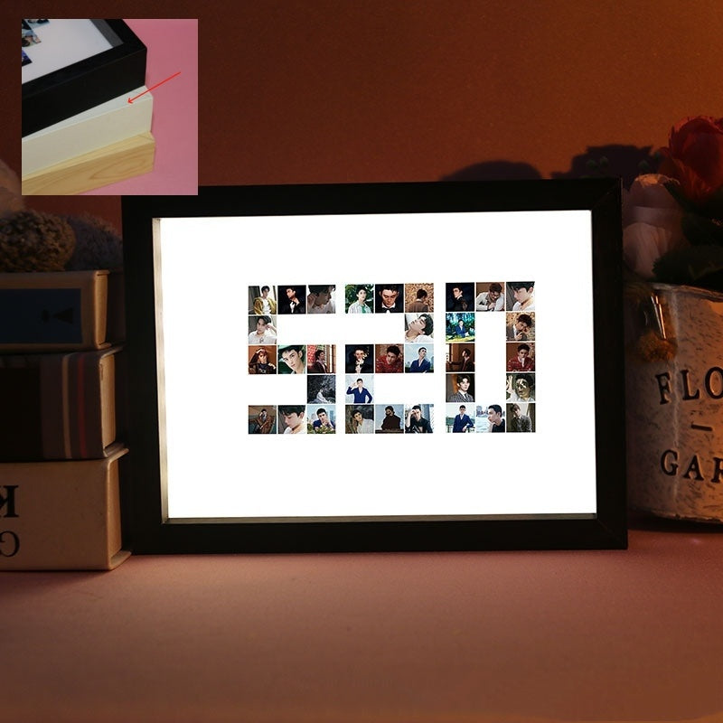 Creative 3D Night Lights Photo Frame